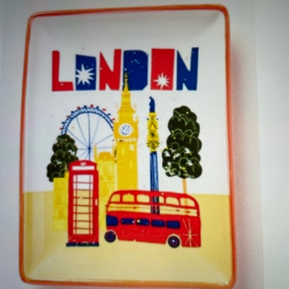 ❤️ ANTHROPOLOGIE  LONDON DANIELLA MANINI TRINKET DISH NEW